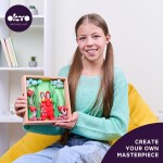 OKTO Modelování Malý svět v rámečku motiv "Skřítek" 21x21 cm, OKTO, W051112