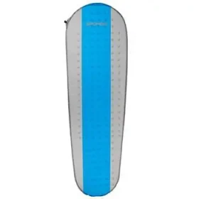 Spokey AIR MAT šedo-modrá / Samonafukovací karimatka / 185 x 55 x 3 cm / R-Value 3 (5905339410641)