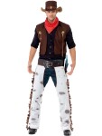 Smiffys.com Kostým kovboj hnědý Velikost: L
