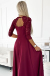 Dámské šaty 309-9 AMBER - NUMOCO bordó L