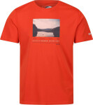 Pánské tričko Regatta Fingal VII RMT272-33L oranžové Oranžová