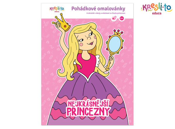 Pohádkové omalovánky Nejkrásnější princezny,