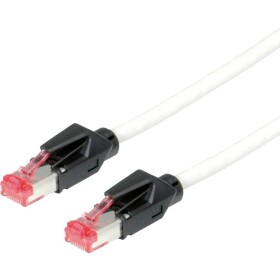 Secomp 21.05.6030 RJ45 síťové kabely, propojovací kabely CAT 6 S/FTP 3.00 m šedá dvoužilový stíněný, bez halogenů, samozhášecí 1 ks