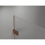 MEXEN/S - Lunar-B Duo sprchový kout dveře křídlové 95 x 85, transparent, růžové zlato 832-095L-085P-60-00