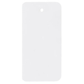 500 x Průmyslové štítky z PVC 120 x 70mm, bílé, Ø očka 5 mm, bez drátku