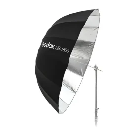 Godox UB-165S černá / Parabolický deštník / stříbrný vnitřek / 165 cm (UB-165S)