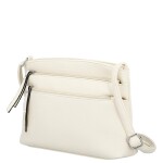 Stylová dámská koženková crossbody kabelka Lumi, béžová