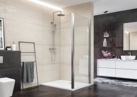 Aquatek DYNAMIC F1 100 Pevná boční stěna ke sprchovým dveřím série DYNAMIC
