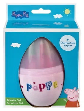 KARTON P+P Kreativní set ve tvaru vejce Prasátko Peppa