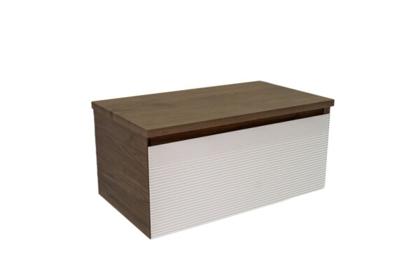 Koupelnová skříňka s krycí deskou Naturel Monza 79x30x45 cm ořech mat MONZA80WN MONZA80WN