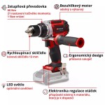 Aku vrtací šroubovák Einhell TP-CD 18/60 Li BL-Solo 4514210