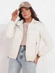 Dámská přechodná prošívaná bunda ZERNI bílá FashionStreet TY4176 XXL