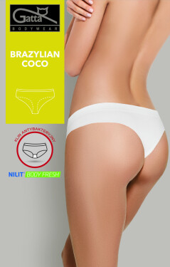 Dámské kalhotky brazilky COCO bílá S