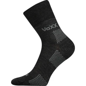 VOXX Ponožky slabé z merino ORIONIS s ionty stříbra TMAVĚ ŠEDÉ 39-42 108933