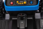 Mamido Dětský elektrický traktor BBH-030 s přívěsem modrý