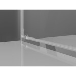 MEXEN - Exo sprchové dveře křídlové120, transparent, chrom 8182-120-000-01-00