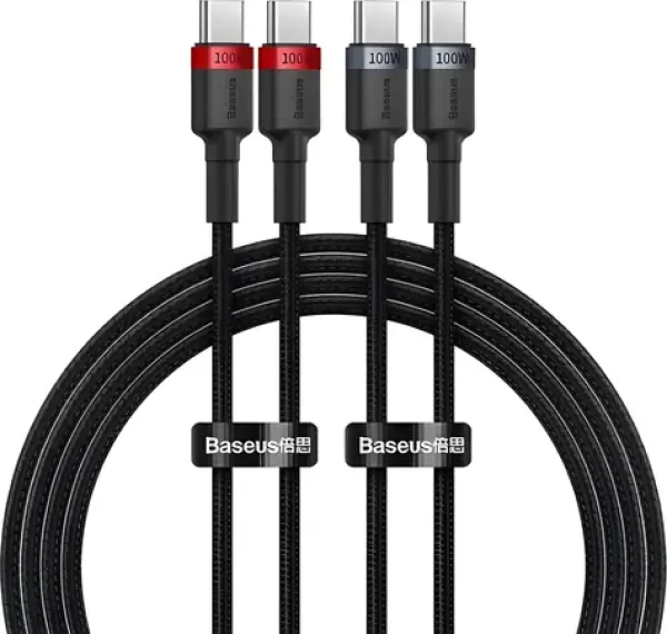 Baseus BSU4887 černá / Kabel USB-C (M) - USB-C (M) / 1 m (BSU4887)
