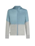 ICEBREAKER Mens Mer 200 Real Des LS Zip H FLBLUE (vzorek) velikost: M