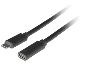 Lanberg CA-USBE-20CC-0005-BK černá / Kabel USB-C / USB-C (M) - USB-C (M) / 0,5 m (CA-USBE-20CC-0005-BK)