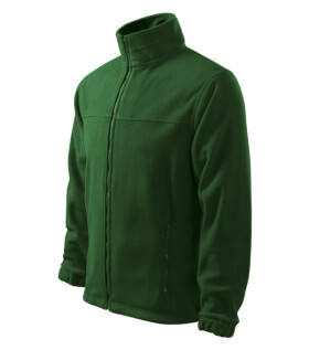 Jacket fleece pánský lahvově zelená L