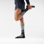 Unisex merino běžecké ponožky SMARTWOOL Run Targeted Cushion Compression OTC Soc, Medium Gray velikost: 42-45 (L)