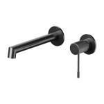 CERSANIT - Umyvadlová baterie podomítková s boxem ZEN, gun metal black S951-794
