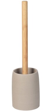 SAPHO - RIKO WC štětka na postavení, béžová/bambus 8578