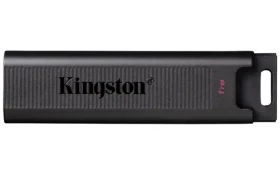Kingston DataTraveler Max 1TB černá / Flash Disk / USB-C 3.2 gen. 2 / čtení: až 1000MBs / zápis 900MBs (DTMAX/1TB)