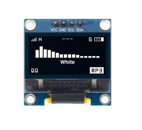 IIC I2C OLED displej 0,96" - Bílý, 128 x 64