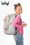 Školní batohový 3-dílný set BAAGL SKATE - Mist (batoh, penál, sportovní taška)