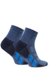 Pánské vzorované ponožky 054 DENIM MÉLANGE 41-43