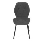 Jídelní židle, šedá, látka, CT-285 GREY2