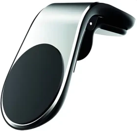2GO ClipMag černá, stříbrná / Držák telefonu do auta / magnetický / do mřížky ventilace / 4 ks (797222)