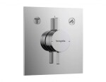 HANSGROHE - DuoTurn E Baterie pod omítku, pro 2 spotřebiče, chrom 75417000