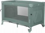LIONELO Postýlka cestovní Ellen 3v1 Green Sage / přistýlka k posteli / do 15 kg / 2 kolečka s brzdou (LO-ELLEN GREEN SAGE)