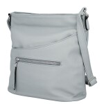 Trendy dámská koženková crossbody kabelka Lima, světle modrá