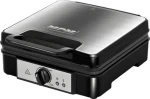 MPM MGO-36M stříbrná / Vaflovač / 1200 W / 4 vafle / nastavitelný termostat (MGO-36M)