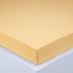 Napínací prostěradlo froté EXCLUSIVE žluté 180 x 200 cm
