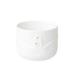 Räder Porcelánový svícen Snowy Day, bílá barva, porcelán