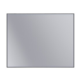 Erga Rectangle, obdélníkové zrcadlo 100x80 cm, černý rám, ERG-V01-RECTAGLE-1080-BK