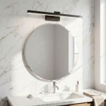 Koupelnové nástěnné LED svítidlo APP1867-1W 60 cm Black OSW-66023