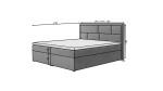 Boxspring Meron Rozměr: 160 x 200 cm, látka: Dora 95