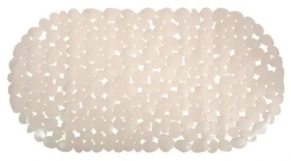 MSV GALETS protiskluzová podložka do vany béžová / PVC / 99 x 39 cm