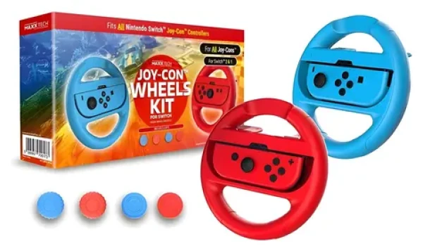 Ubisoft Joy-Con Wheels Grips / Volant a úchyty pro Joy-Con / Nintendo Switch 2 / Switch (5055957706173)
