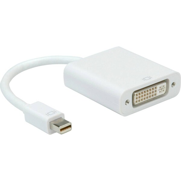 Roline Mini-DisplayPort / DVI kabelový adaptér Mini DisplayPort konektory, DVI-D 24+1pol. zásuvka 0.10 m bílá 12.03.3128 Kabel DisplayPort