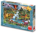 Puzzle Boj dinosaurů 100 XL dílků - Dino