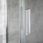 Sprchový kout 80 x 100 cm Kerra Solid RA 80x100 CHR, levý, s vaničkou 5907548124562