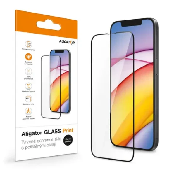 Aligator Ochrana displeje GLASS PRINT Samsung A57 (5G) černá (GLP0288)