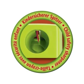 STABILO® woody 3 in 1 ořezávátko - na extra silné pastelky - červená/zelená (4548/12)