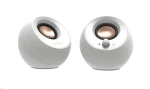 Creative Pebble V3 bílá / reproduktory / 2.0 / USB / Bluetooth / 3.5mm jack / 8W (51MF1700AA002)